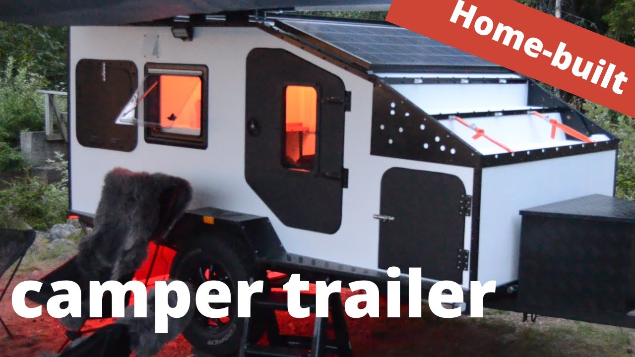 Hjemme-bygget Camping henger / Home-built camper trailer
