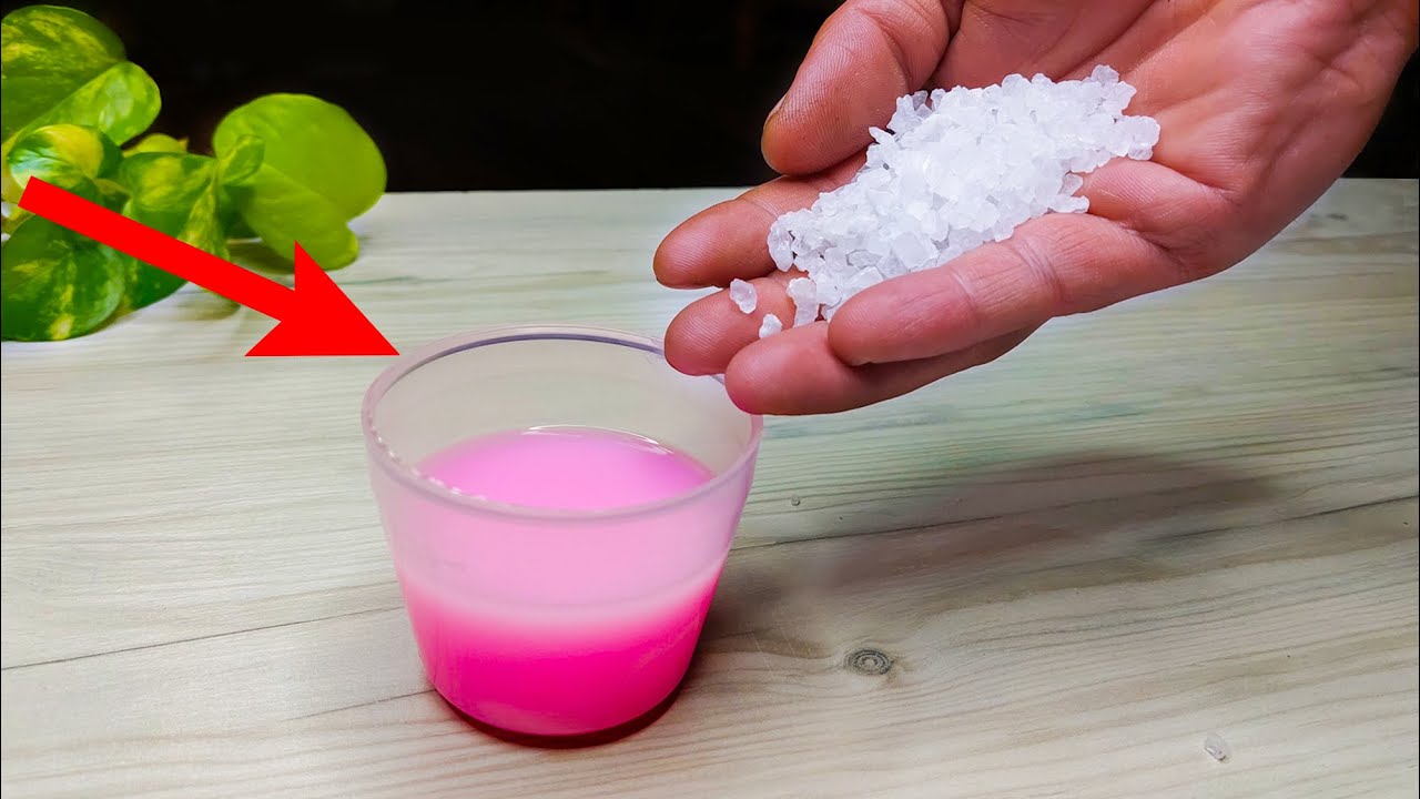 Mix Coarse Salt with Fabric Softener, the result will surprise you