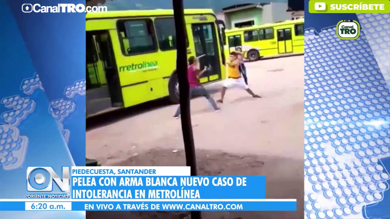 Pelea con arma blanca, nuevo caso de intolerancia en Metrolínea