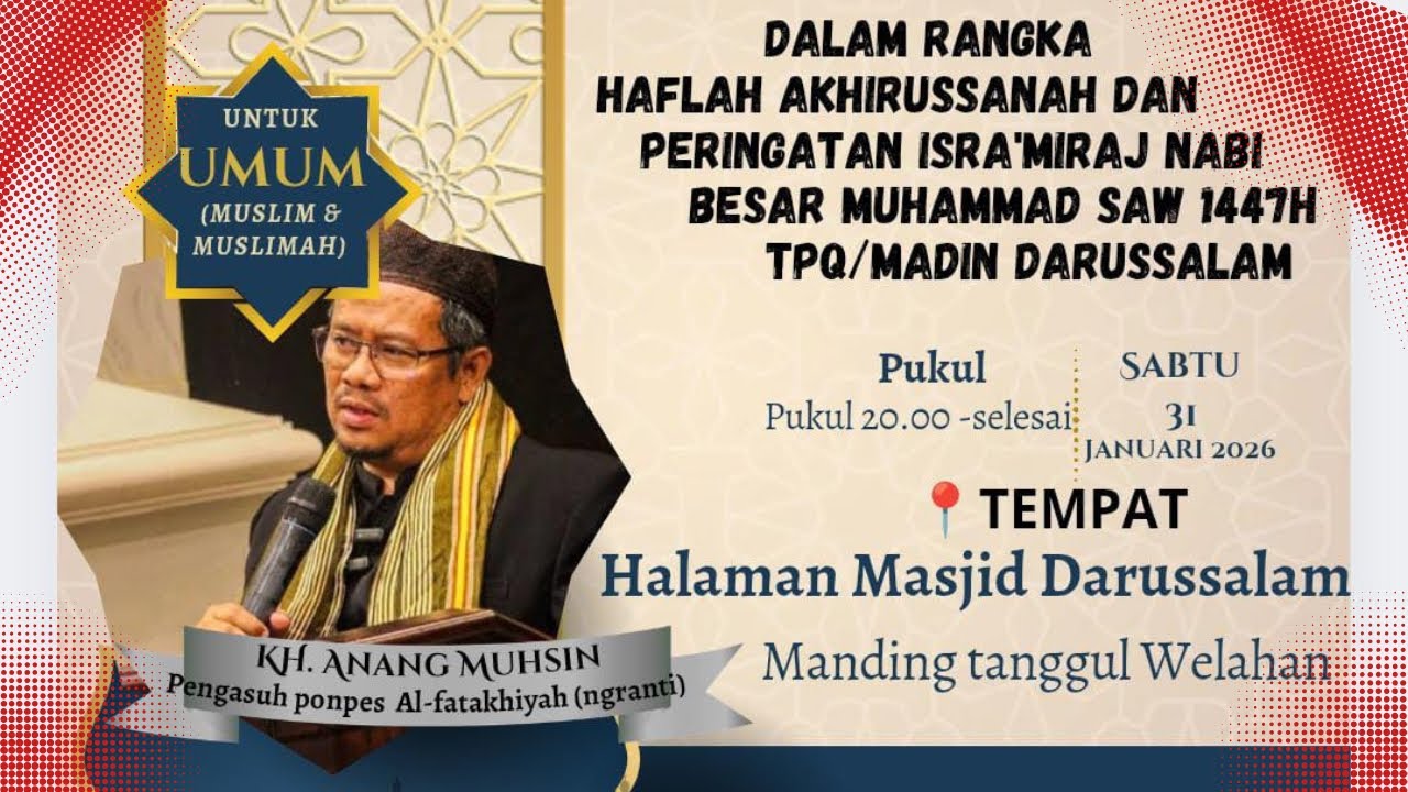 Part 2 Haflah Akhirussanah & Peringatan Isra’ Mi’raj Nabi Muhammad SAW Madin Darussalam 2026