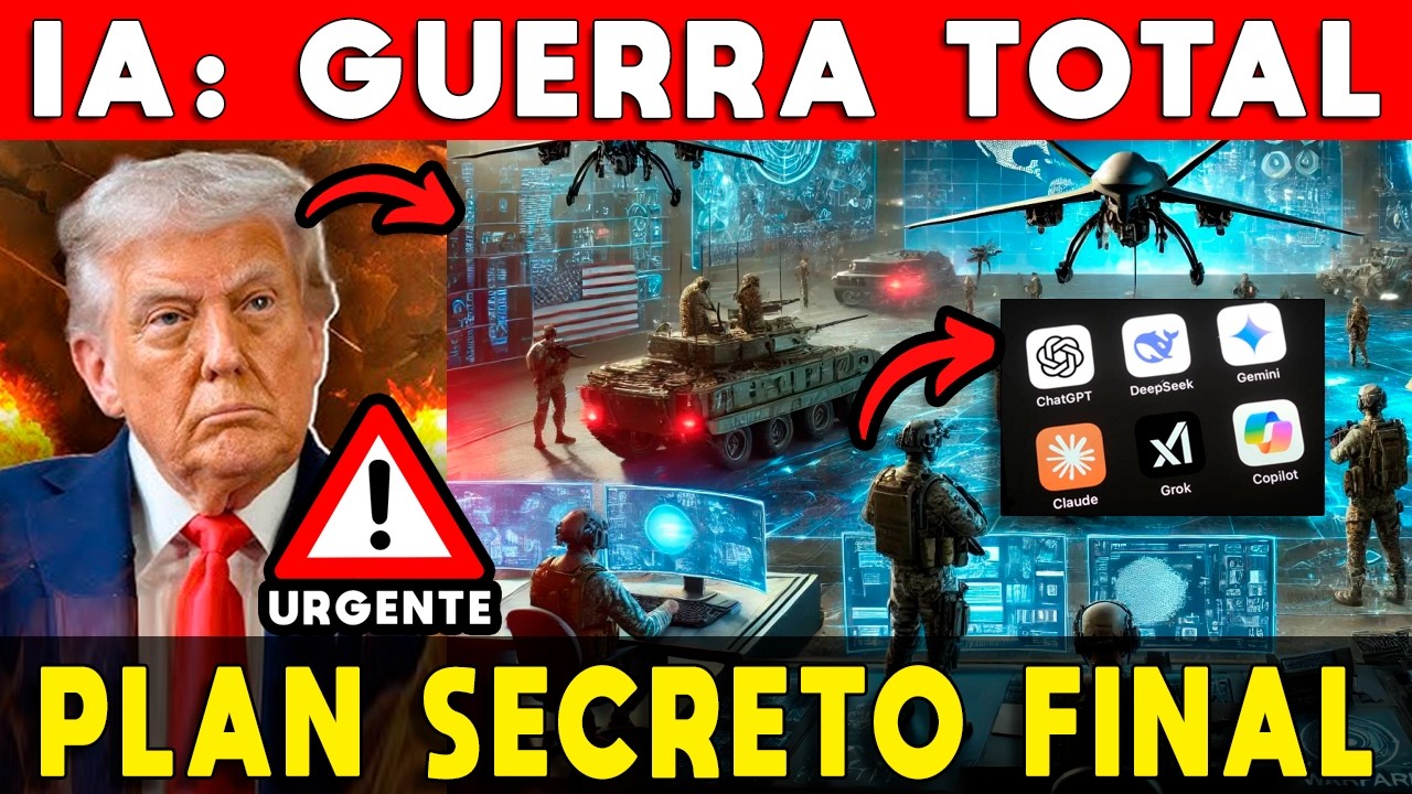 IA Y ALGORITMOS DE GUERRA 🚨 PLAN SECRETO DEFINITIVO DE EE.UU. PARA BORRAR A IR&Aacute;N ⚠️ TERMIN&Oacute; EL JUEGO