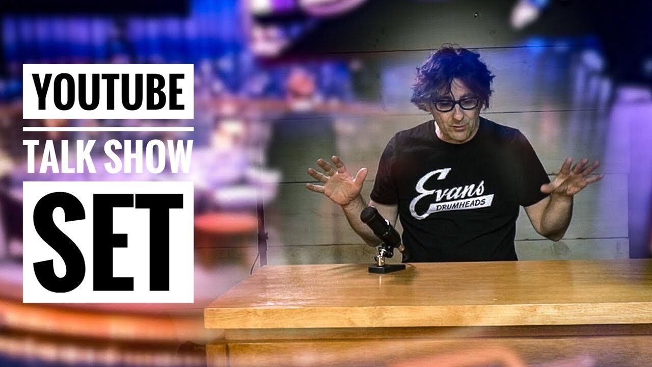 I'm Building a TALK SHOW Set in My GARAGE!  Part 1: The Desk
