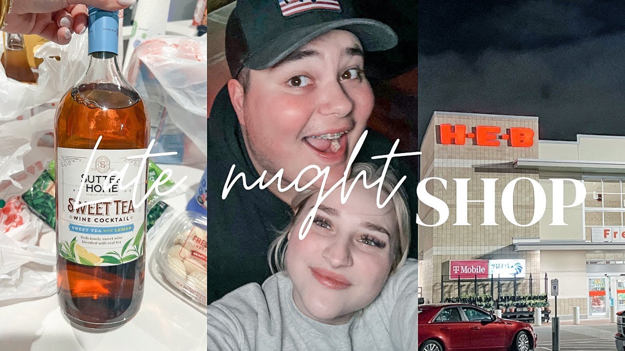 Vlog:LATE NIGHT GROCERY RUN- THE BASHAM FAMILY