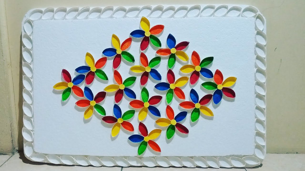 DIY Home Decor|Tissue Roll Crafts|Wall Decoration[Angie Art and Craft]