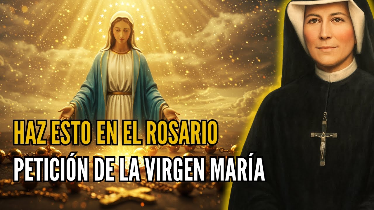 Santa Faustina revela: la petición de la Virgen María para que tu rosario logre lo imposible