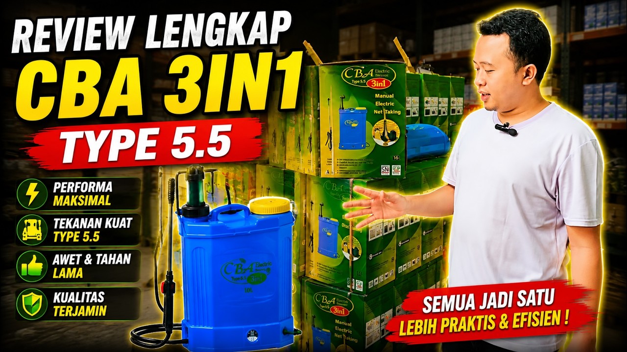 Sprayer CBA 3in1 Manual Elektrik Solusi Sprayer Murah Dan Multifungsi | Tangki Semprot Sprayer CBA