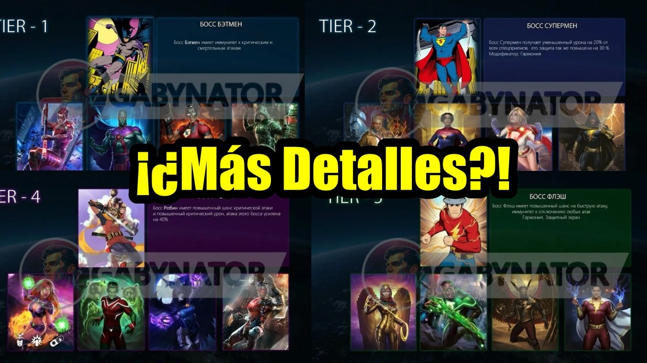 ¡¿Filtrados los Jefes del Nuevo Evento?! | Injustice 2 Mobile