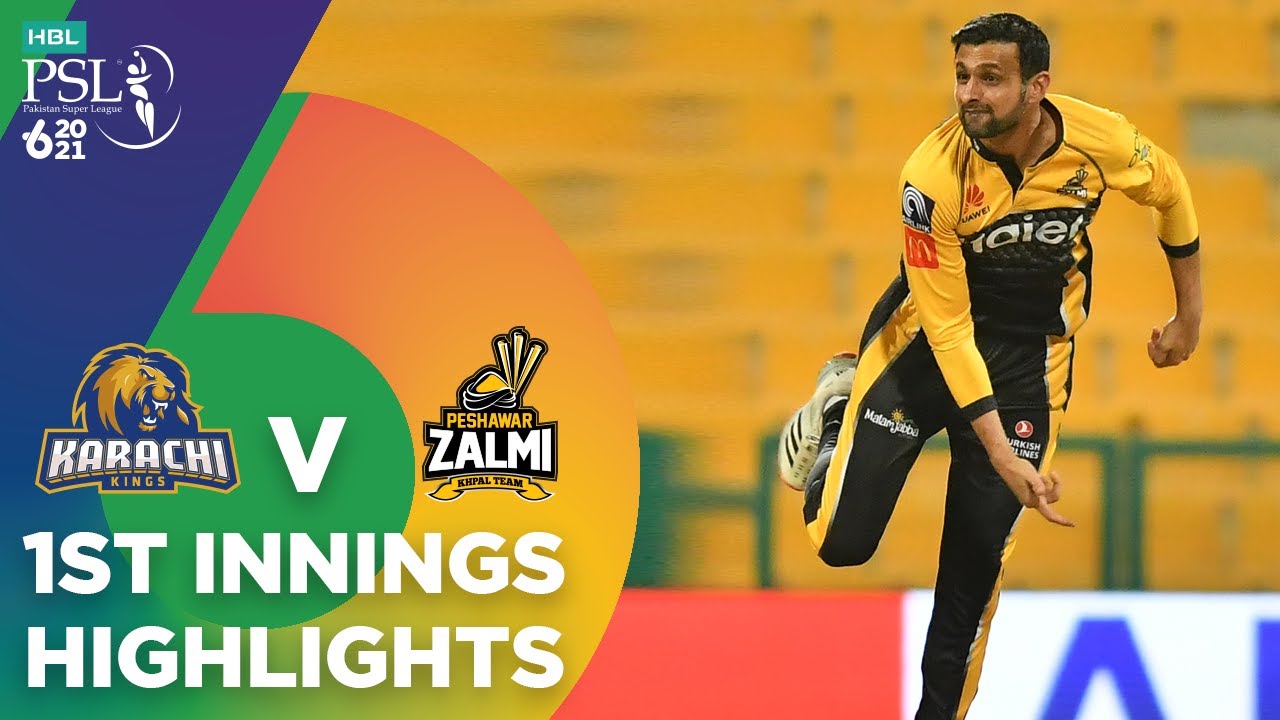 1st Innings Highlights | Karachi Kings vs Peshawar Zalmi | Match 24 | HBL PSL 6 | MG2T