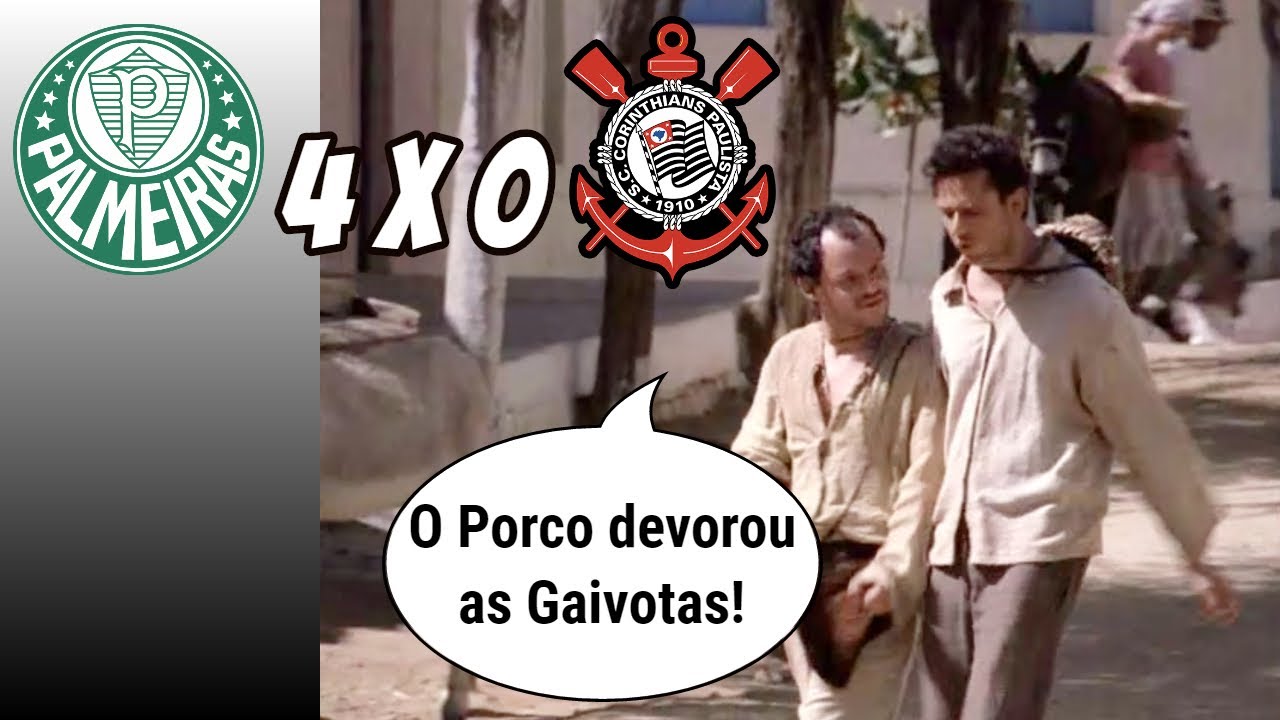 Pegue-le pêa! Surra do Verdão nas Gaivotas | Palmeiras 4 x 0 Corinthians