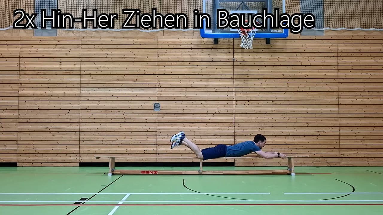 Was kann man mit einer Turnbank trainieren?