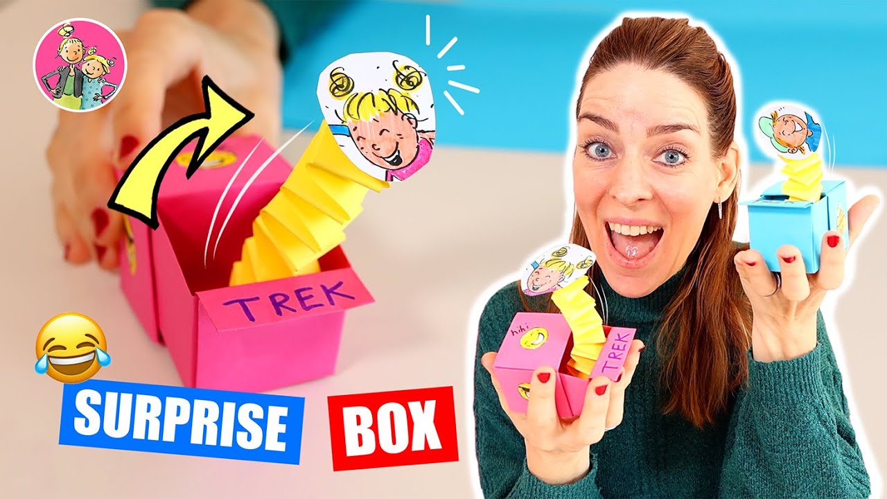 EEN ZOETE ZUSJES SURPRISE BOX MAKEN!! *Met Deze Box Laat Je Iedereen Schrikken! &hearts;DeZoeteZusjes&hearts;