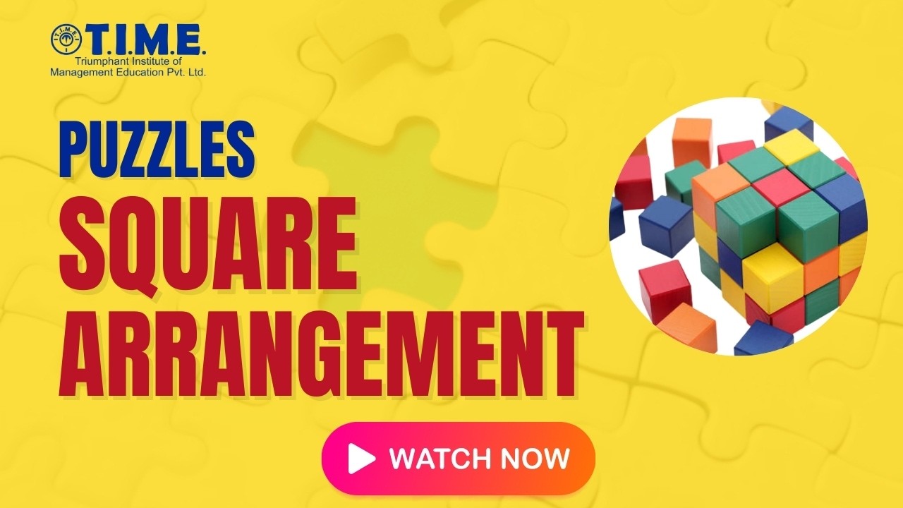 Square Arrangement | Logical Reasoning for MAH MBA CET 2026