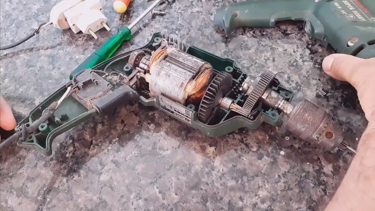 Furadeira que n&atilde;o Funciona Reparo F&aacute;cil de Fazer