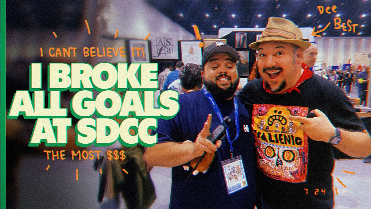 I vlogged at the Biggest Comic Convention in the WORLD | San Diego Comic Con 2025 artist alley Vlog