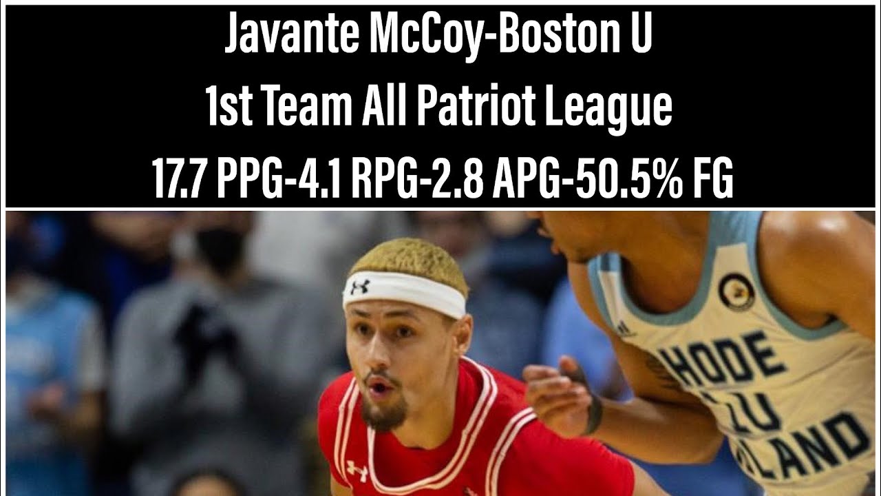 Javante McCoy Season Highlights Boston U-Senior Highlights 21-22 Season