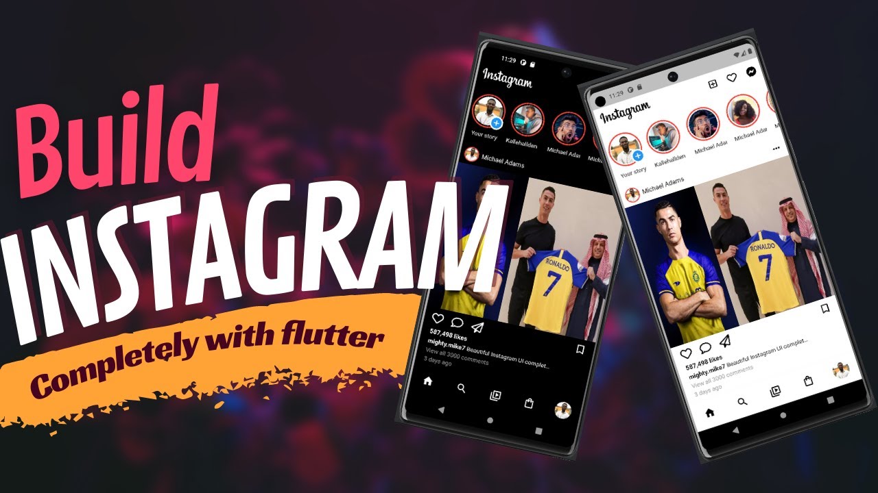 Let build instagram ui from A - Z with flutter. Part One