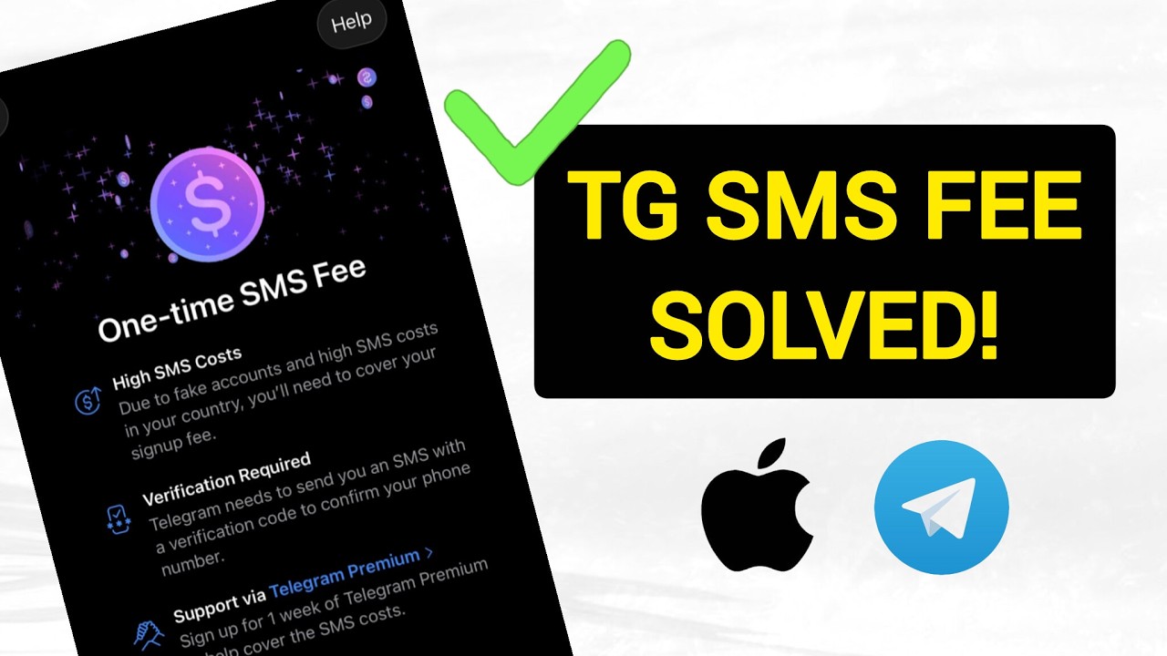 Telegram SMS Fee Problem Solved in iPhone (2026) | 100% Working