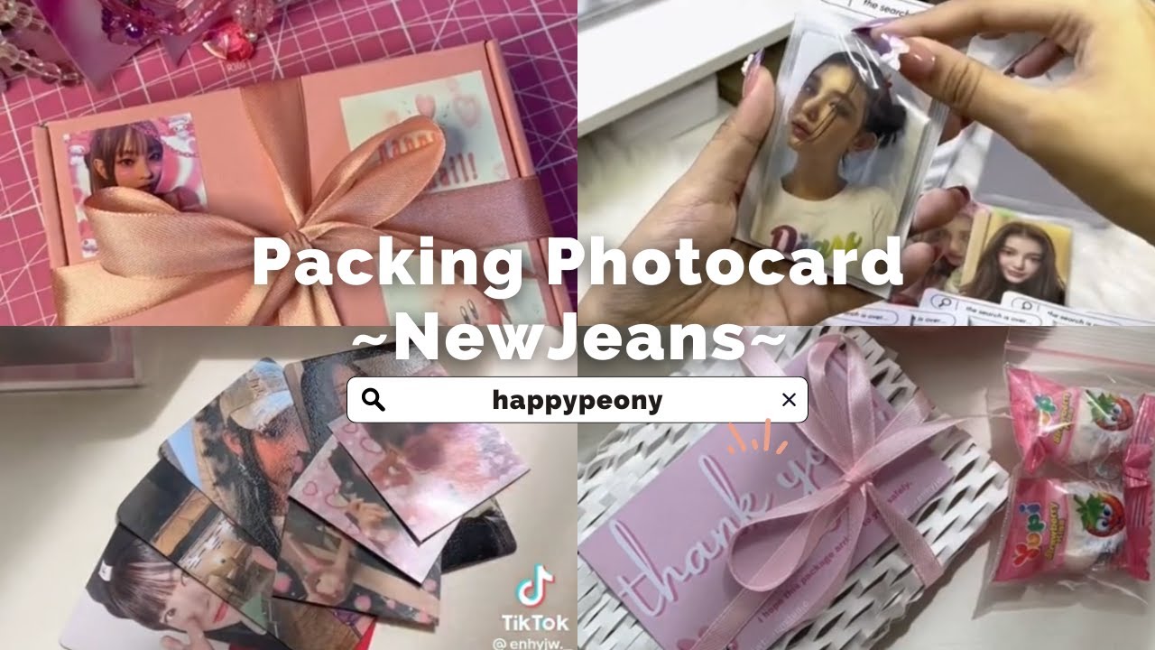 #9 ✧.* ASMR ♥ Packing Orders NewJeans Photocard PC ✧.*