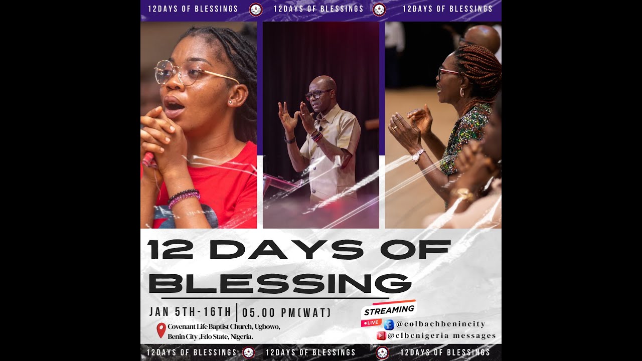DAY 10 || 12 DAYS OF BLESSINGS || COLBACH BENIN CITY || Rev. Chika Ossai Ugbah