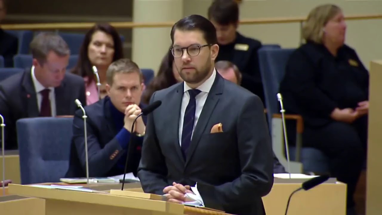 Jimmie Åkesson Herr Talman Jag Tycker Annie Lööf Är Oförskämd