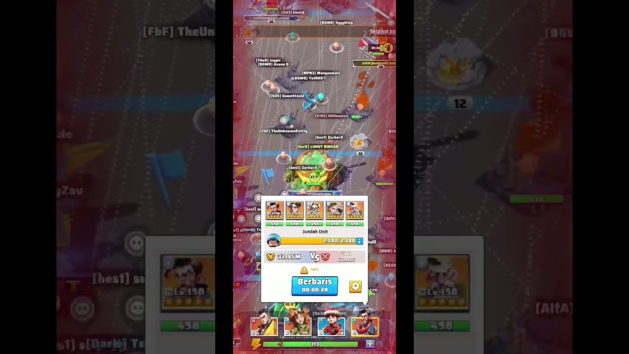 Perang Last War 4 VS 4 Server 1479 VS 1505 #lastwarsurvivalgame #lastwar #season2lastwar #games 