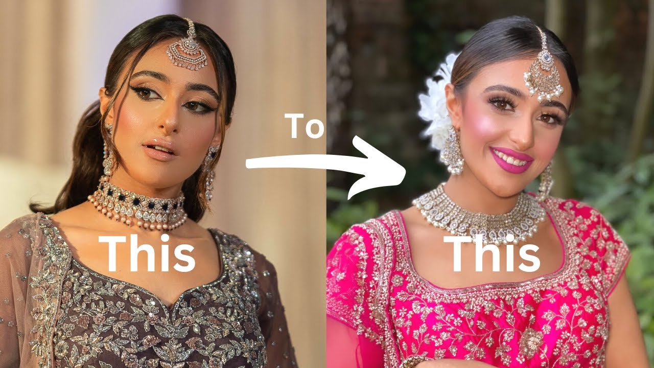 Bridal Makeup | How To Change From One Look To Another