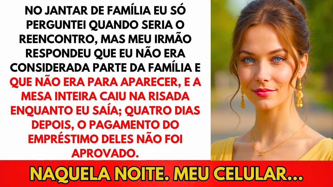 No Jantar Perguntei Sobre A Reunião—Meu Irmão Disparou: 