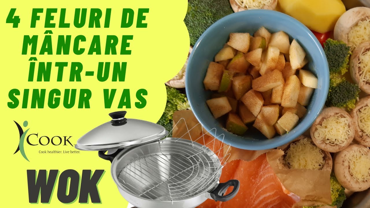 Icook Wok de la Amway - 4 feluri de mancare intr-un singur vas