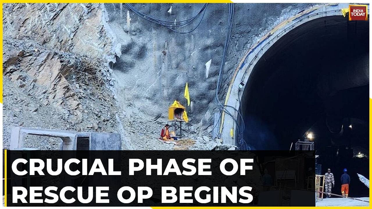Uttarkashi Tunnel Rescue: Crucial Phase Of Rescue OP Begins, Drilling Process On At Key Stretch