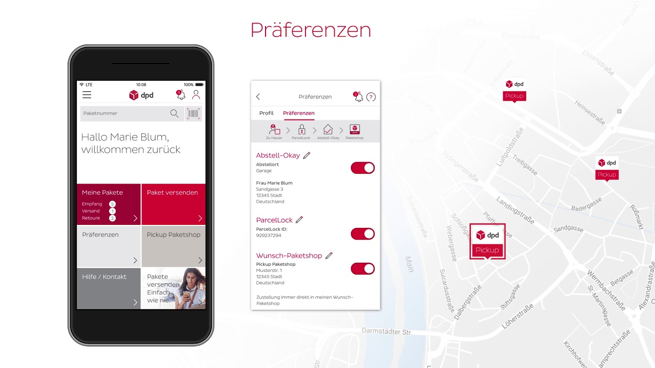Die DPD App – Empfangen, versenden und retournieren