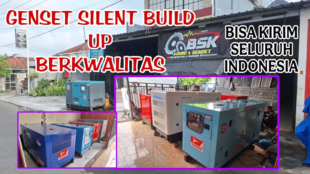 STOCK GENSET SEKEN BUILD UP BSK AUDIO KEDIRI NOVEMBER 2025