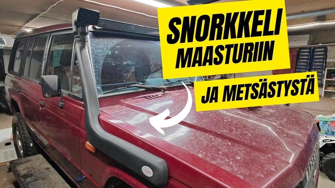 Maasturiin snorkkeli ja metsästystä