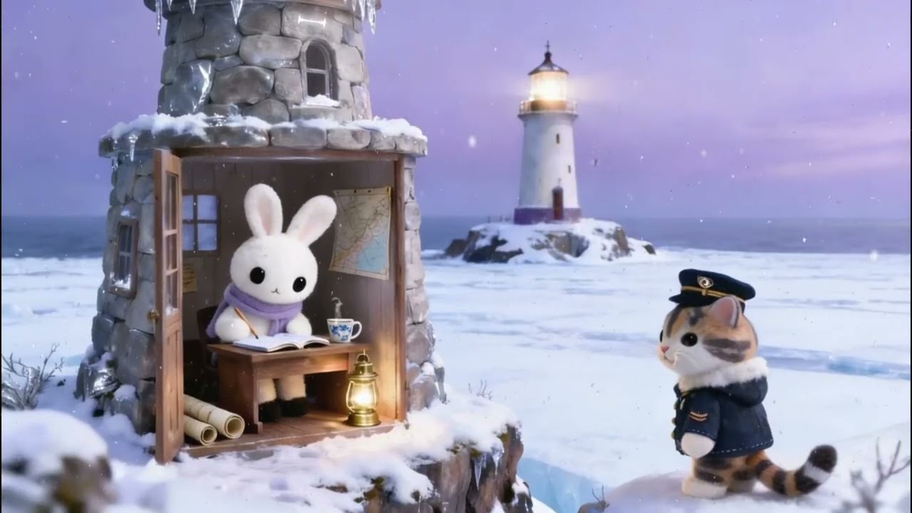 Winter Wonderland Ambience ❄️ Soft Lofi Jazz for Sleep, Study & Relax