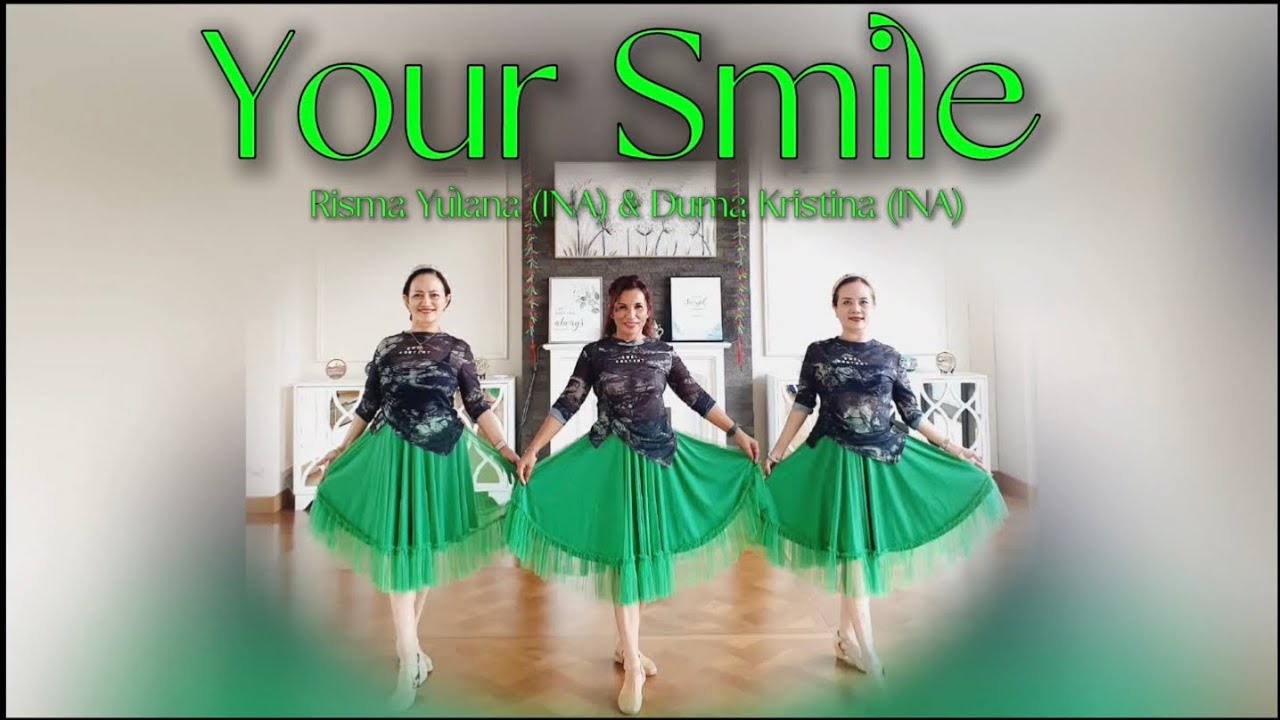 YOUR SMILE - Line Dance ( Risma Yulana (INA) & Duma Kristina (INA) )