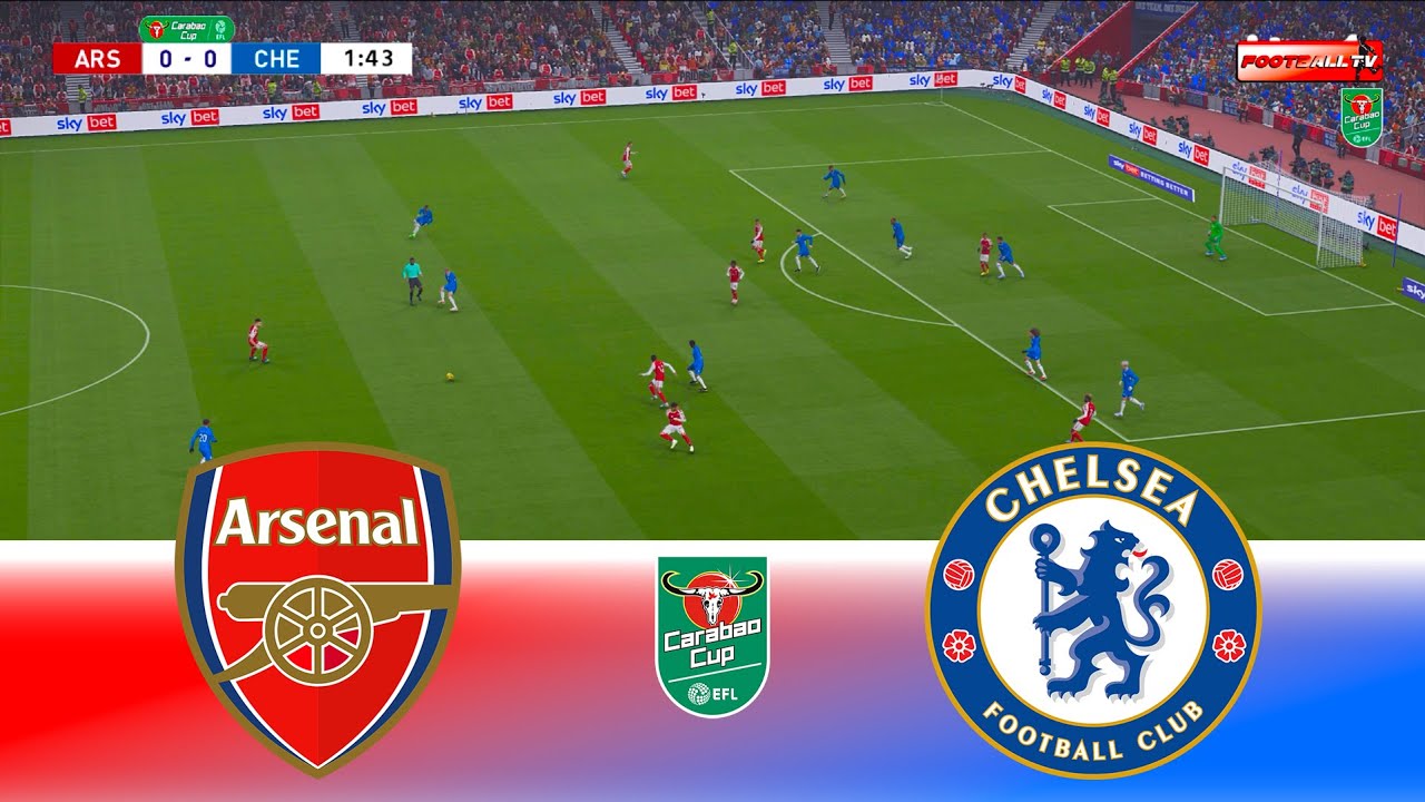 Arsenal vs Chelsea - EFL Carabao Cup 2026 | Full Match All Goals | Pes 21 Gameplay