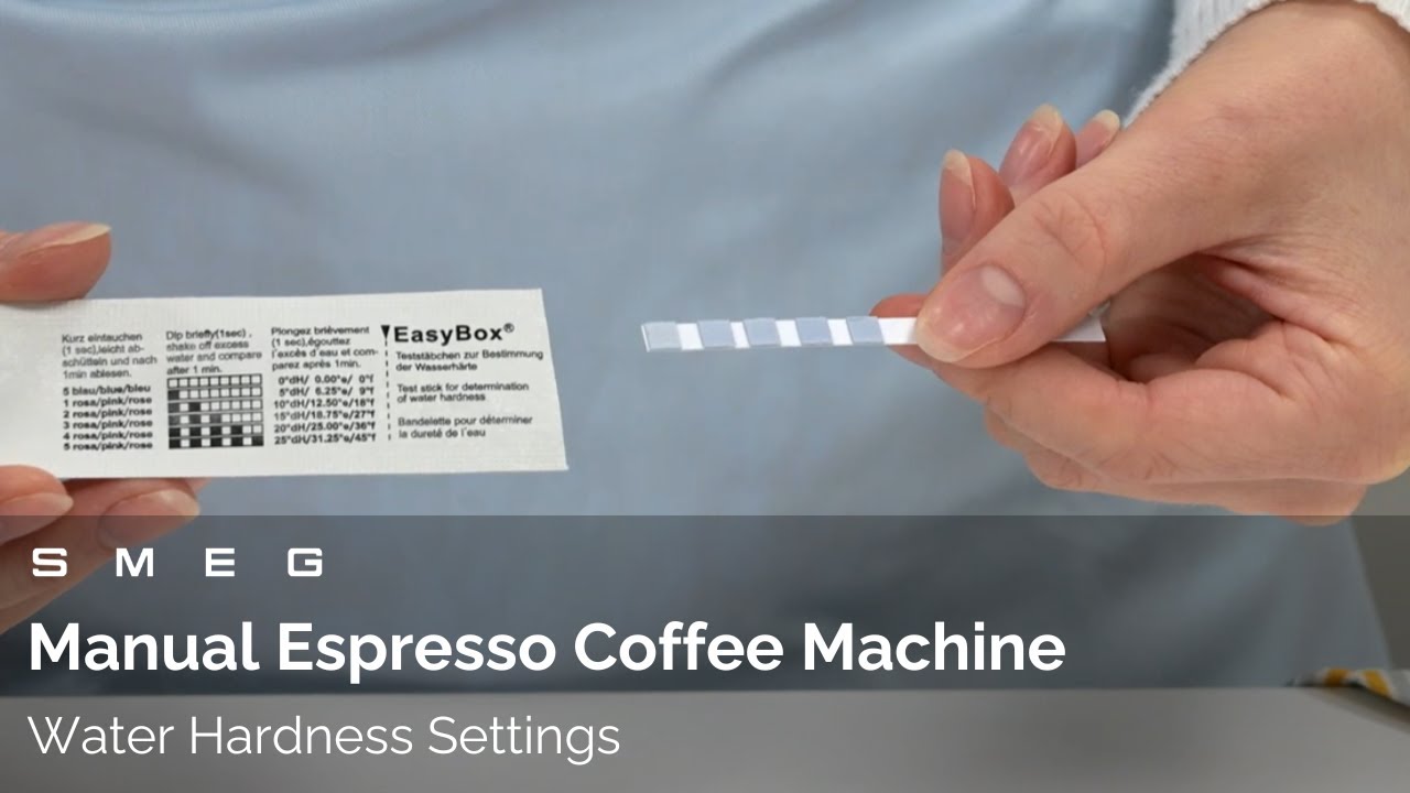 How to Set the Water Hardness on Your Manual Espresso Machine | Smeg EGF03