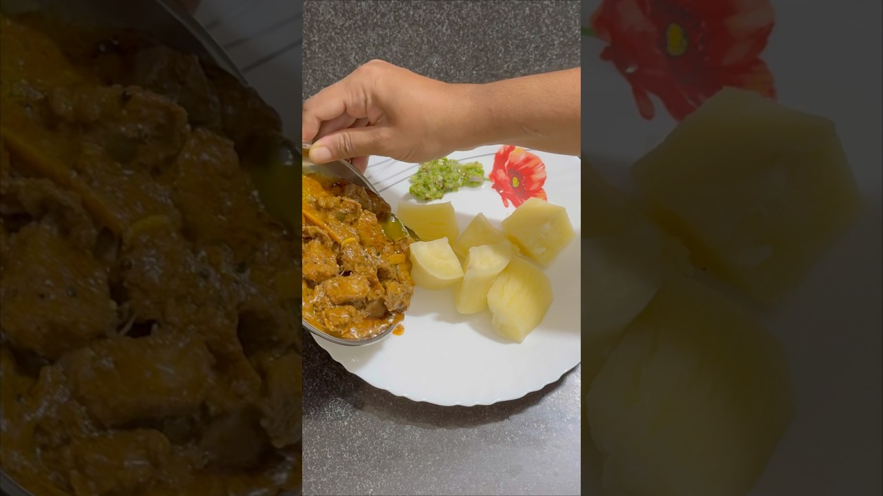 Do you want a good chendamuriyan kappem with coconut oil? 👌👌 #cooking #cookingfood #enjoy #food