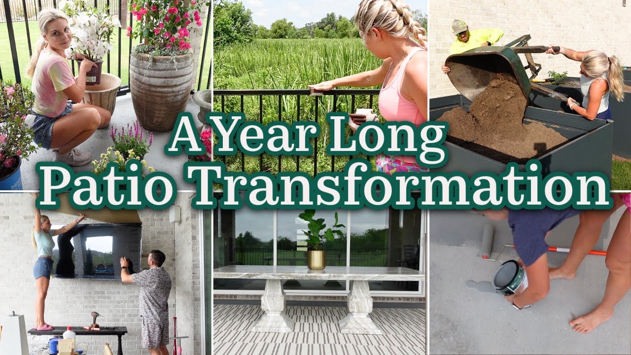 One Year Patio and Outdoor Transformation / Patio Makeover Marathon / Patio Refresh 2025