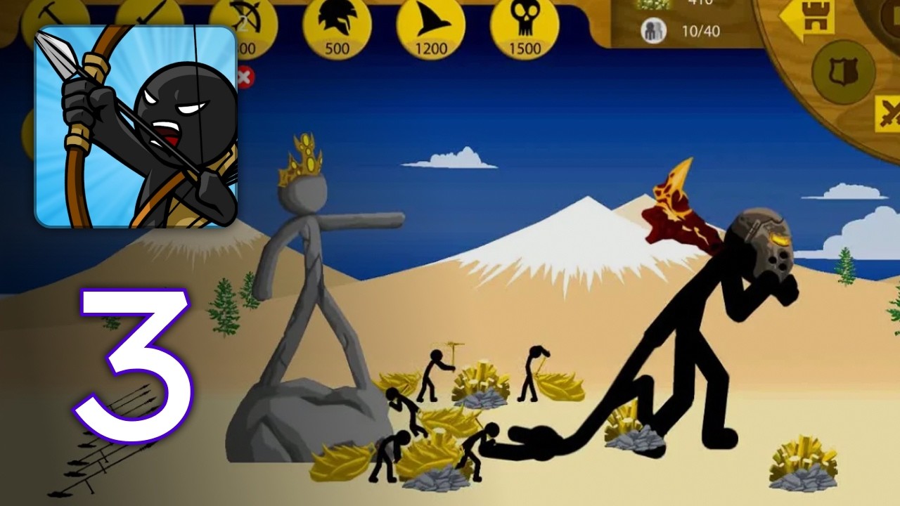 Stick WarLegacy - Gameplay Walkthrough Part 3 [ iOS, Android ]