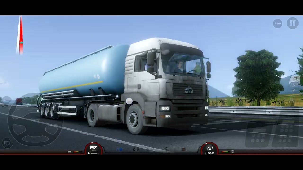 I drive 600 km truck in ets  realistic driving experience  🚚 