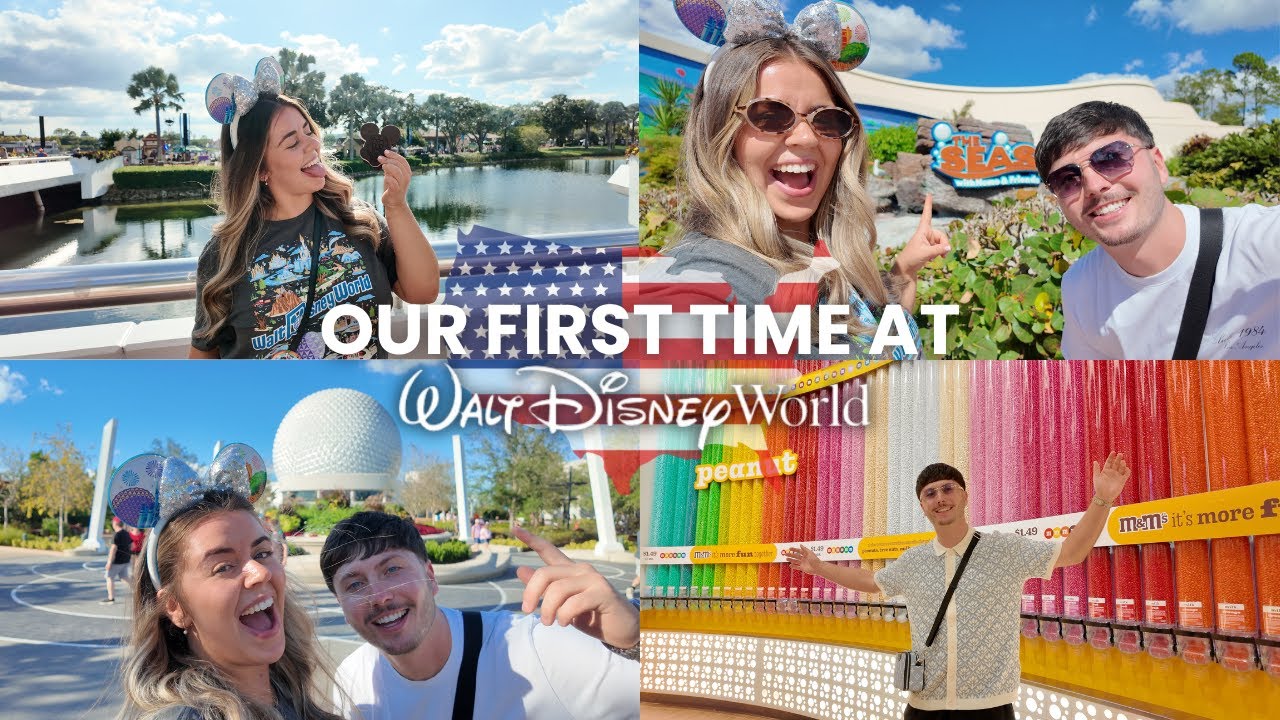 ORLANDO VLOG 1 | EPCOT, Animal Kingdom, Magic Kingdom, Hollywood Studios & more!!