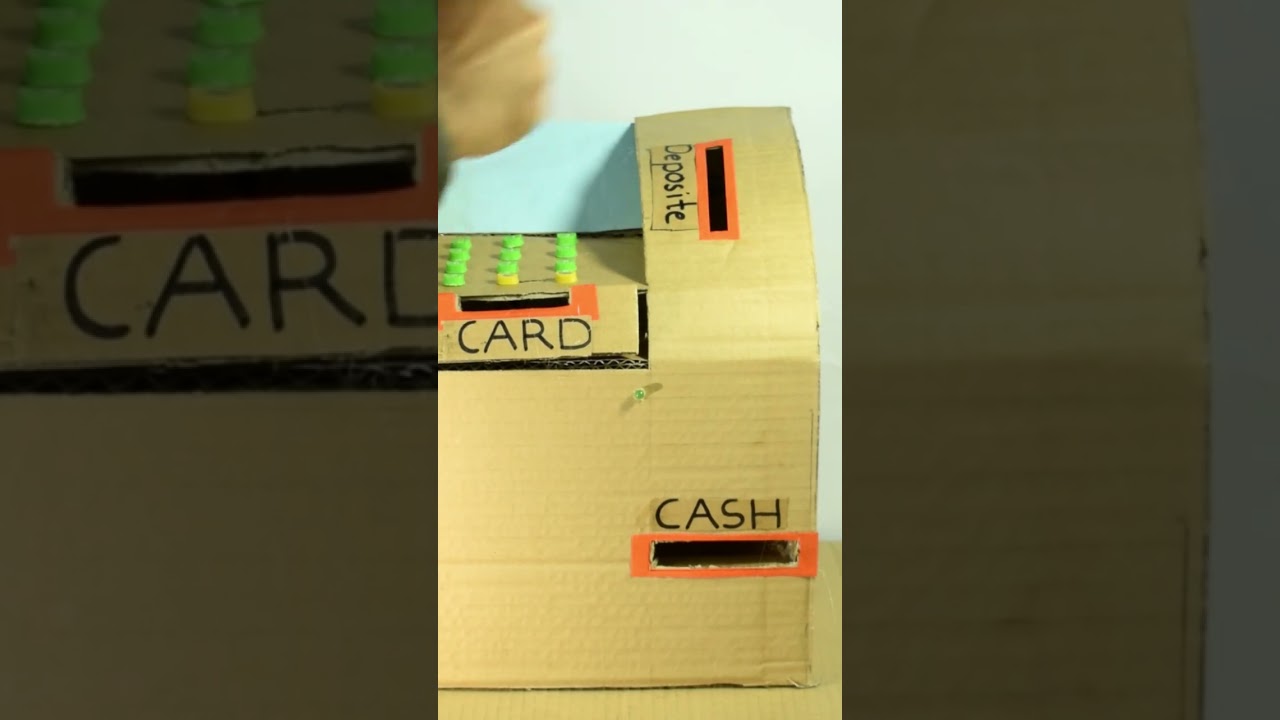 DIY - ATM Machine out of Cardboard
