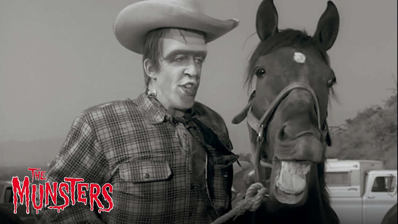 The Bronco-Riding Contest | Compilation | The Munsters