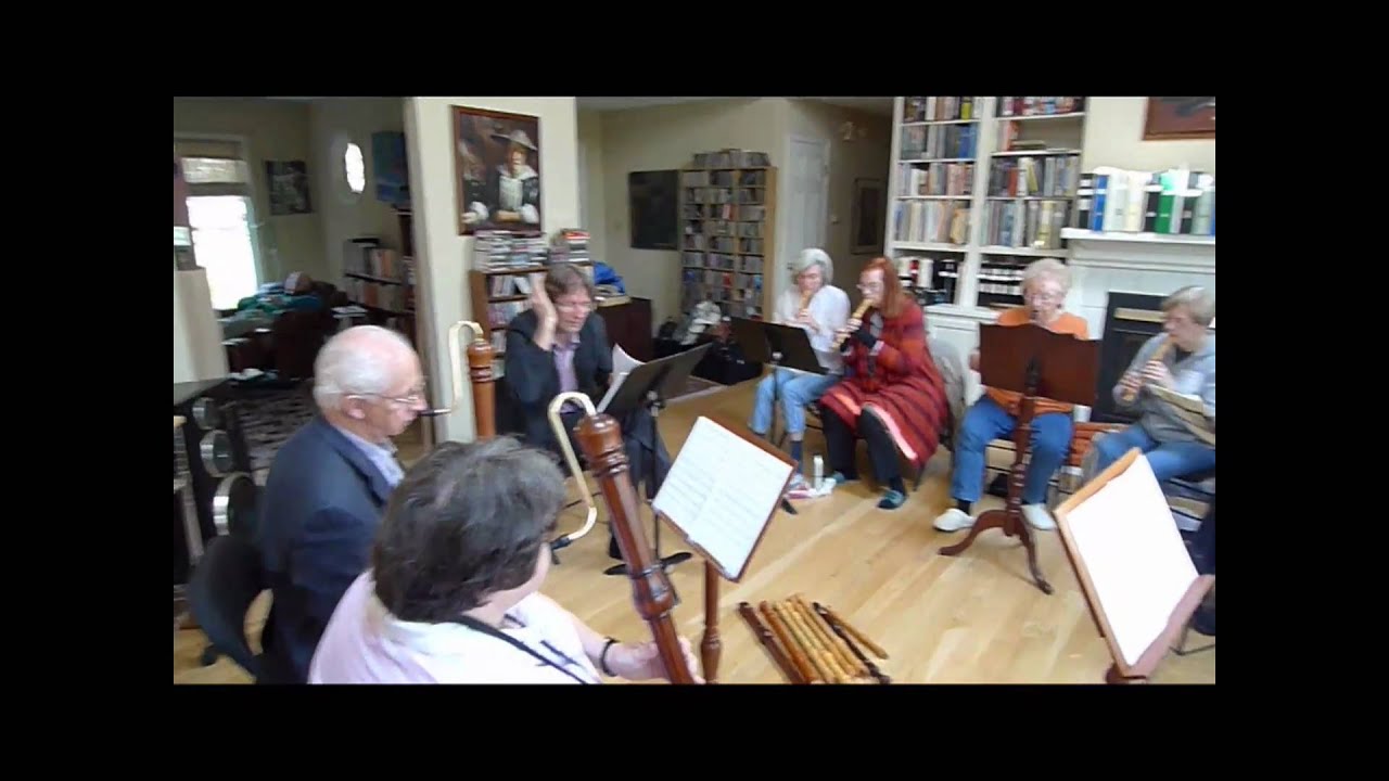Han Tol Recorder Consort Workshop Lully Chaconne from Phaeton 1683