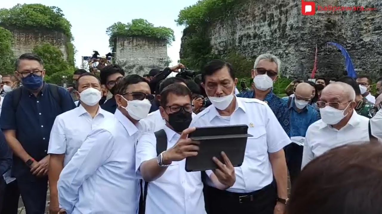 Jadi Lokasi Makan Malam Kepala Negara dan Delegasi G20, Menko Luhut Tinjau Venue GWK