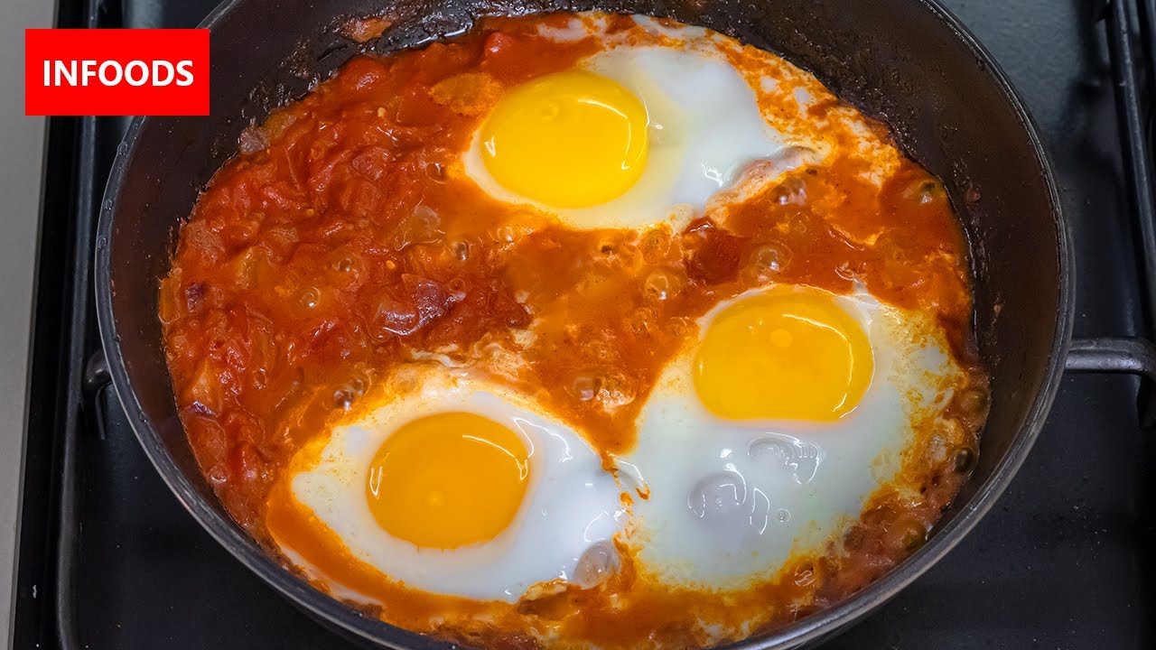 Shakshuka Recipe | How to Make Shakshuka | Simple Breakfast Recipe | Egg Recipes | Infoods