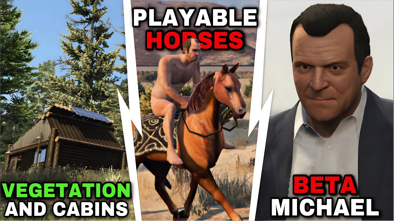 I INSTALLED THE CUT CONTENT of GTA 5 - BETA VS RELEASE