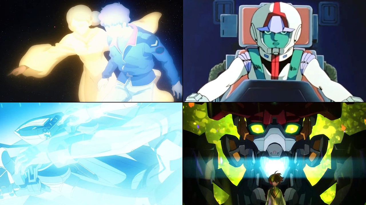 Amuro Ray Ghost (UC VS GQuuuuuuX Gundam Comparison)[Unicorn Hathaway ガンダム アムロ・レイ ニュータイプ 霊体 魂 NT 比較]