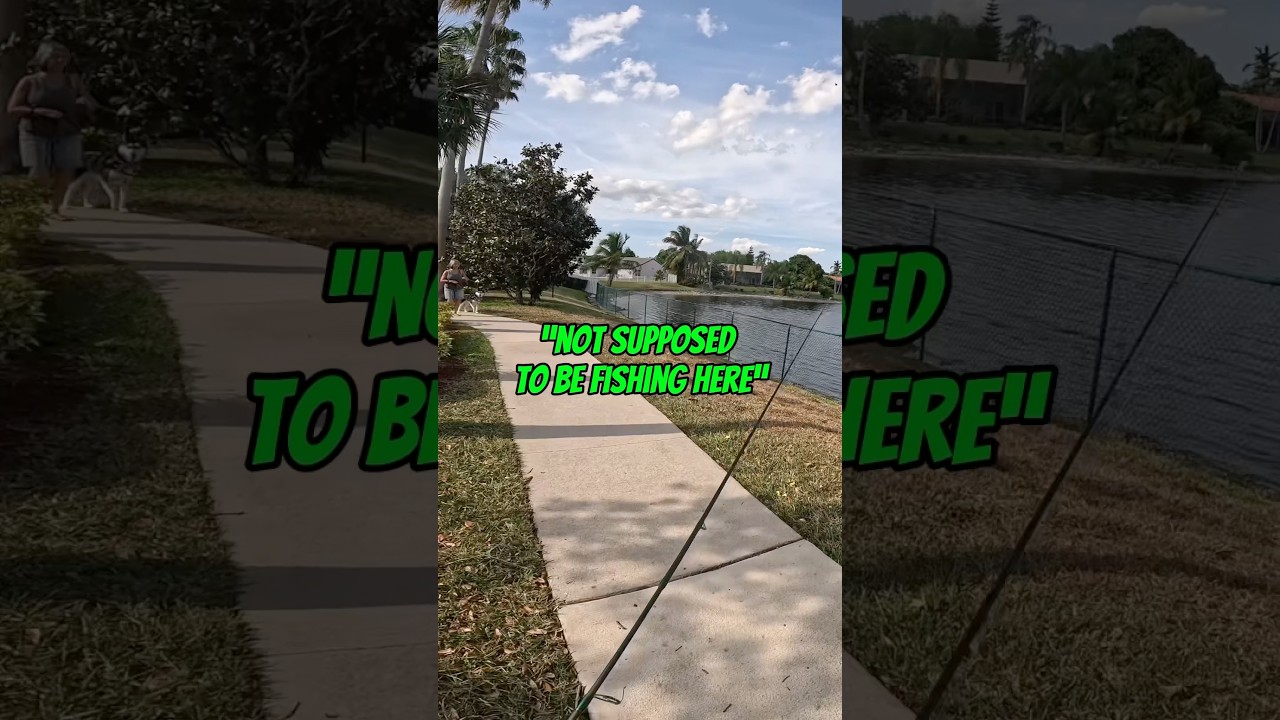 Karen Said No Fishing Allowed Then THIS HAPPENED! #shorts