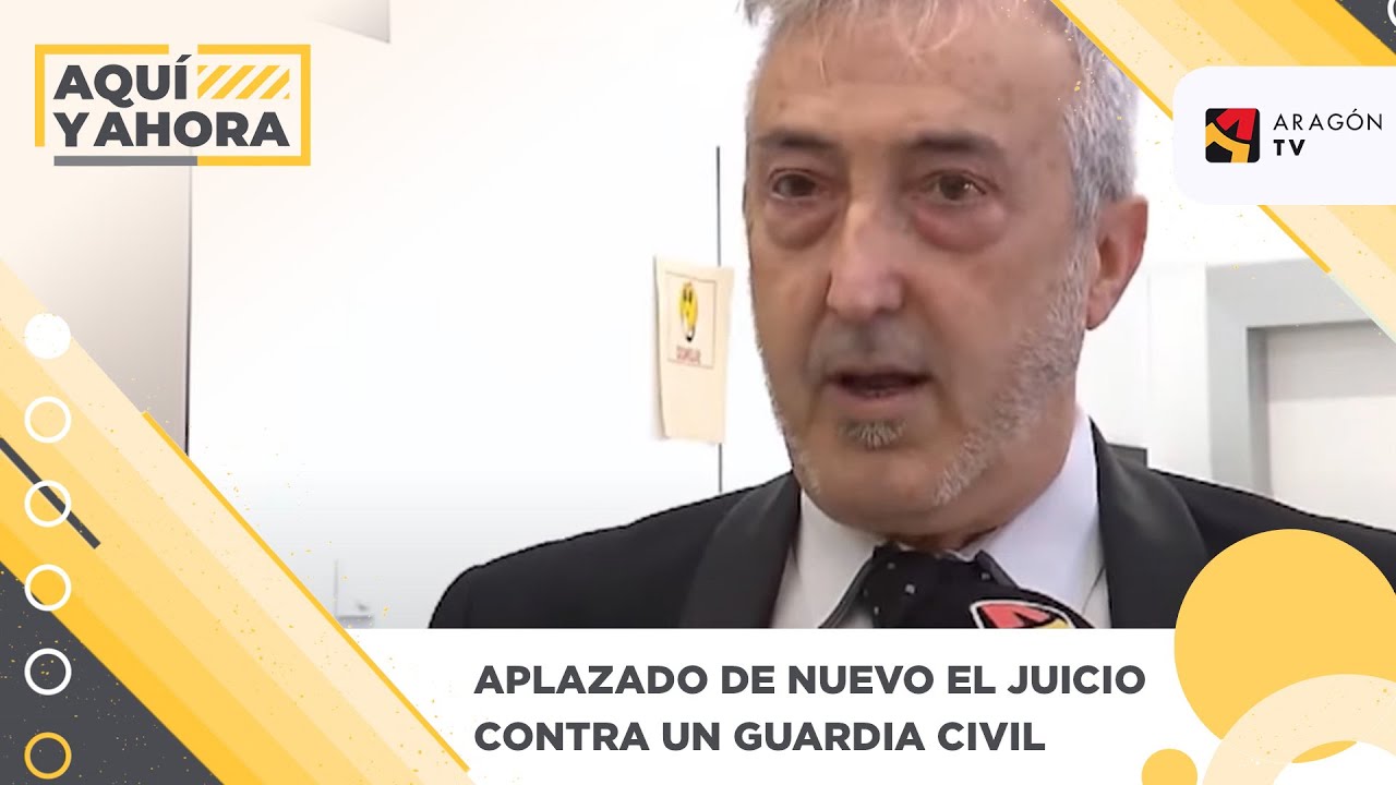 Aplazado de nuevo el juicio contra un Guardia Civil por homicidio de un joven en Andorra, Teruel